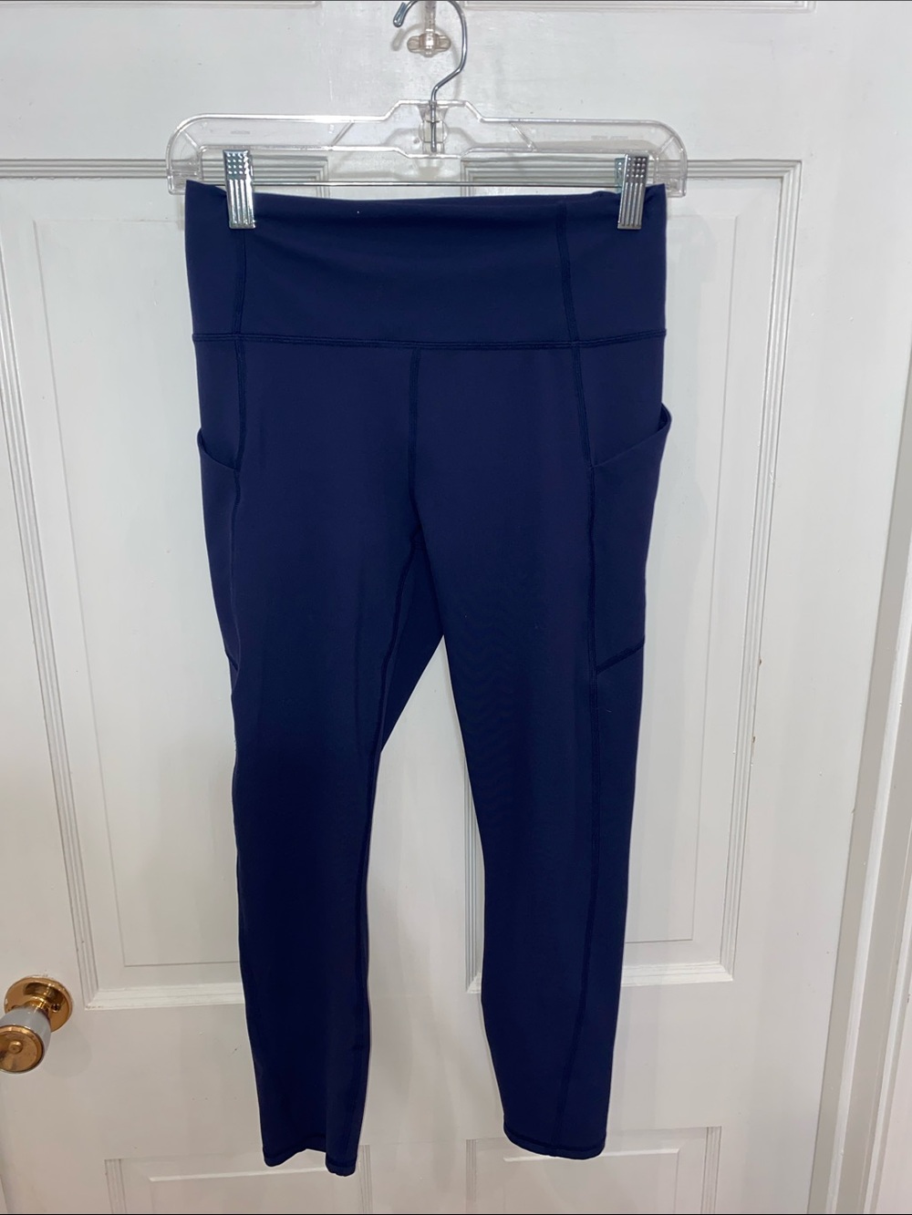 Purelux Fabletics Navy High-Rise Pocket Leggings